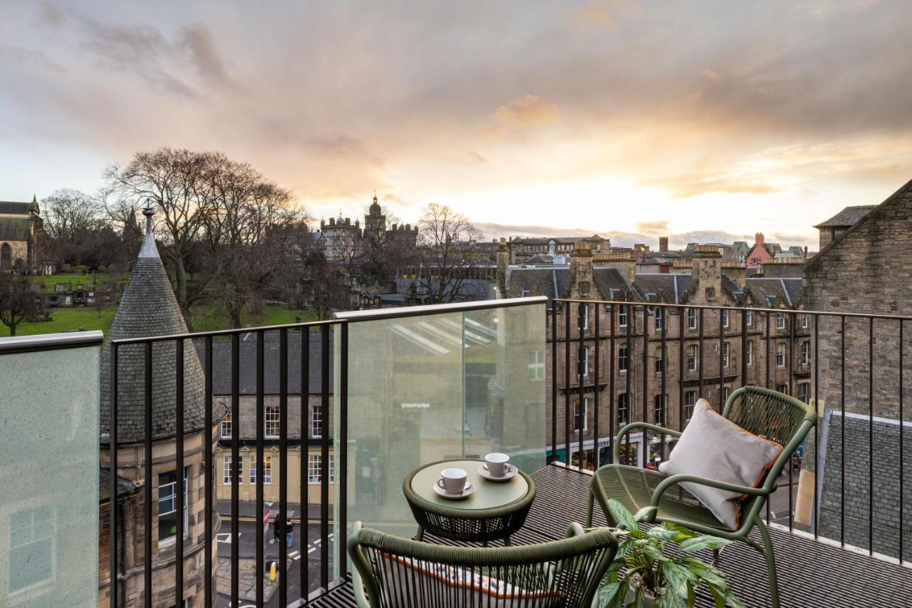 Virgin Hotels Edinburgh Exterior photo The view from the rooftop terrace